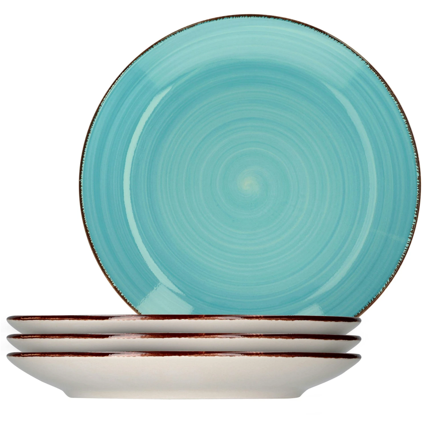 4er Dessert-Kuchenteller Blue Baita White Under 19,5 Cm Hellblau 3 4er Dessert-Kuchenteller Blue Baita White Under 19,5 Cm Hellblau – Bild 3