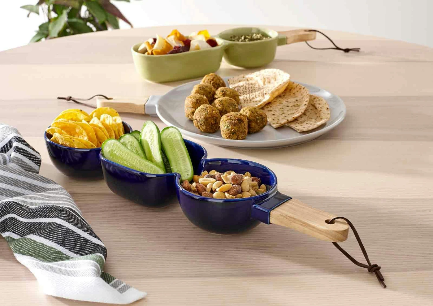 Ladelle Classic Servier-Stick Weiß 3-teilig 7 Ladelle Classic Servier-Stick Weiß 3-teilig – Bild 7