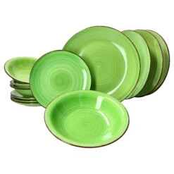 MamboCat Uni Orange 12-tlg. Teller Set Geschirr Steingut -Tischzauber Verkaufsgeschäft 1fe55e91 1377 4ba1 a353 c4e5d26ee10f