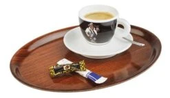 3x Contacto Tablett. Ovale. Rutschfest. Glasfaserverstärktes Polyester. Länge: 29 Cm. Breite: 21 Cm. Höhe: 1.8 Cm -Tischzauber Verkaufsgeschäft 2be01d7e 76bc 4523 851f 8b7af05061b6