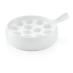 WAS Germany - Schneckenpfanne Für 12 Schnecken, Ø 20 Cm, Porzellan (4938012)