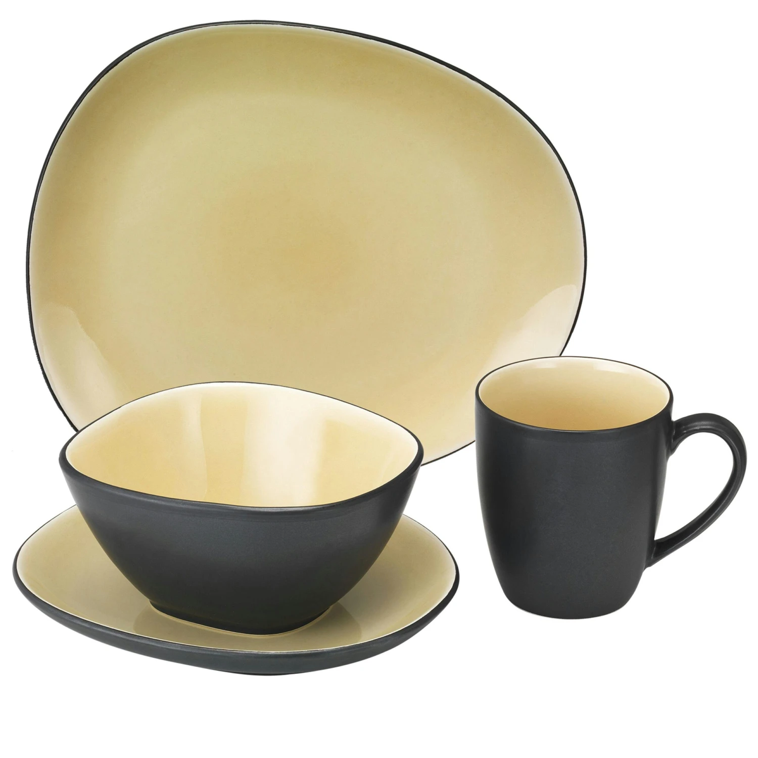 16tlg Kombiservice Elements Curry 4 16tlg Kombiservice Elements Curry – Bild 4