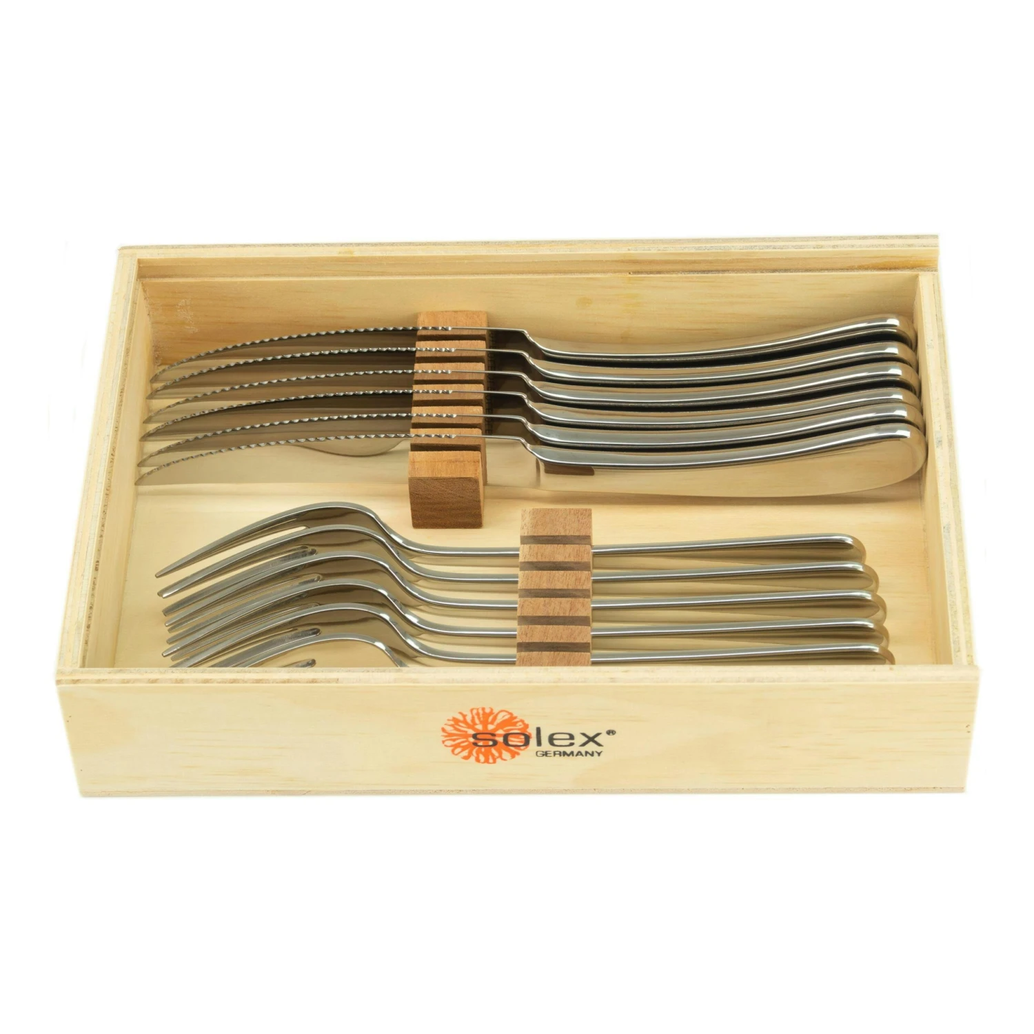 Solex Julia Steakhousebesteckset 12 Teilig Für 6 Personen In Holzbox 1 Solex Julia Steakhousebesteckset 12 Teilig Für 6 Personen In Holzbox