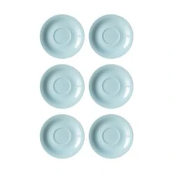 Ritzenhoff & Breker DOPPIO Kaffeeuntertasse 16 Cm Türkis 6er Set - A