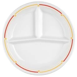 2 X Seltmann V219 IM_Platte Rund 3 Tlg. 25,5 Cm, Form: Vitalis, Dekor: 34688 Rote Lanzen -Tischzauber Verkaufsgeschäft 584b66ce e085 4973 bb82 57294bf9282c