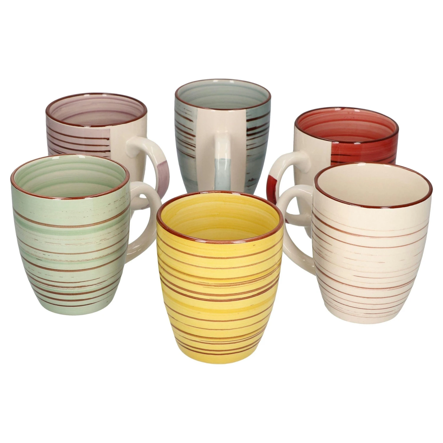 6er Set Kaffeebecher Rimini 300ml Bunt 1 6er Set Kaffeebecher Rimini 300ml Bunt