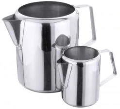 3x Contacto Kaffeekanne. Edelstahl. Mit Ausgusssieb. Volumen: 0.5 L. Durchmesser: 8.5 Cm. Höhe: 13 Cm -Tischzauber Verkaufsgeschäft 5d4b0e9c bf7f 4364 81c8 c679183b2d90