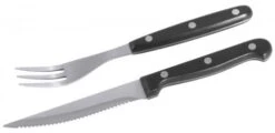 2x Contacto Pizza-/Steakbesteck Set. 6 Messer. Länge: 22 Cm. 6 Gabeln. Länge: 20 Cm. Edelstahl -Tischzauber Verkaufsgeschäft 696f89ca 575a 4687 8c3a b2daf0685c33 1