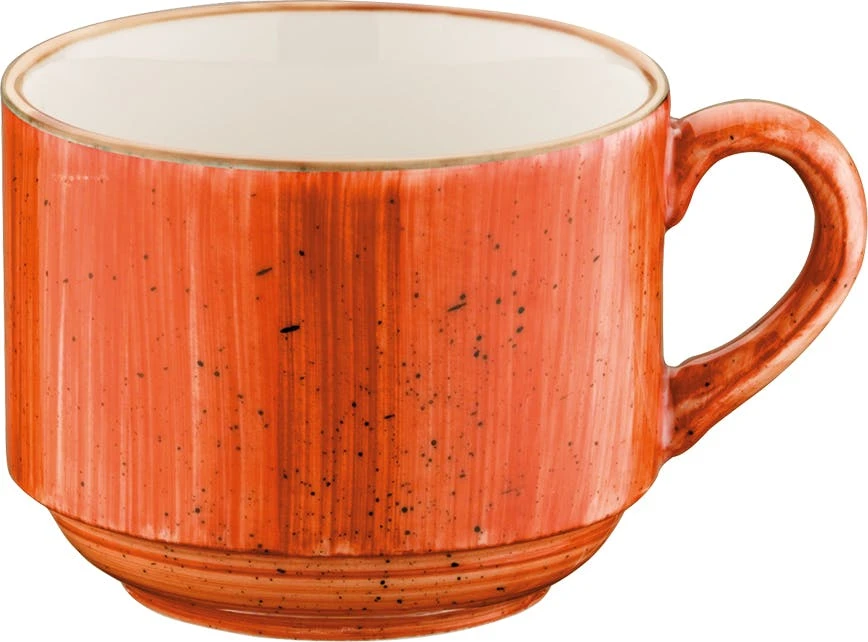 Bonna Premium Porcelain ATCBNC01CF Aura Terracotta Obertasse, Kaffeebecher, Kaffeetasse, 8.2x11cm, 210ml, Porzellan, Terrakotta, 1 Stück 1 Bonna Premium Porcelain ATCBNC01CF Aura Terracotta Obertasse, Kaffeebecher, Kaffeetasse, 8.2x11cm, 210ml, Porzellan, Terrakotta, 1 Stück