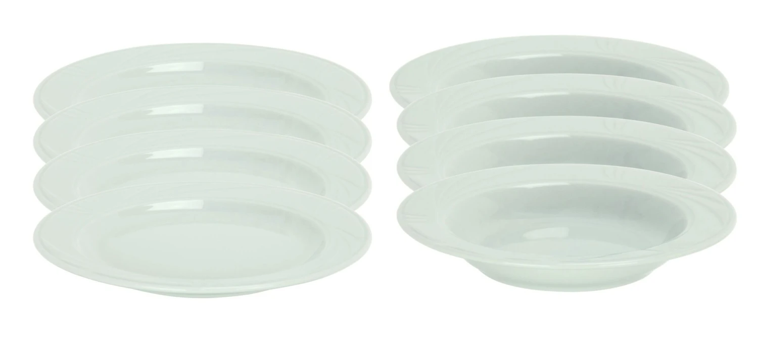 Tafelservice Arcadia 8tlg. Weiß Für 4 Personen 1 Tafelservice Arcadia 8tlg. Weiß Für 4 Personen