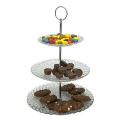 Etagere 3 Ebenen Ø25/20,5/16,5xH36,5cm Metall Schwarz -Tischzauber Verkaufsgeschäft 779963f4 89de 44b5 aedd bca289943cf0