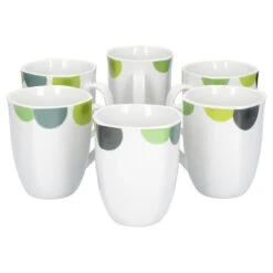 6er Set Kaffeebecher Palazzo 33cl - Kaffeetasse Aus Weißem Porzellan Mit Dekor-Kreisen In Grau Und Dunkelrot 9 6er Set Kaffeebecher Palazzo 33cl - Kaffeetasse Aus Weißem Porzellan Mit Dekor-Kreisen In Grau Und Dunkelrot -Tischzauber Verkaufsgeschäft 781c7d5c 9015 4780 8b3c 76f52bd367b5