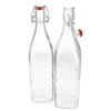 2er Set Glasflaschen Serie Swing Mit Bügelverschluss 1,00 Liter