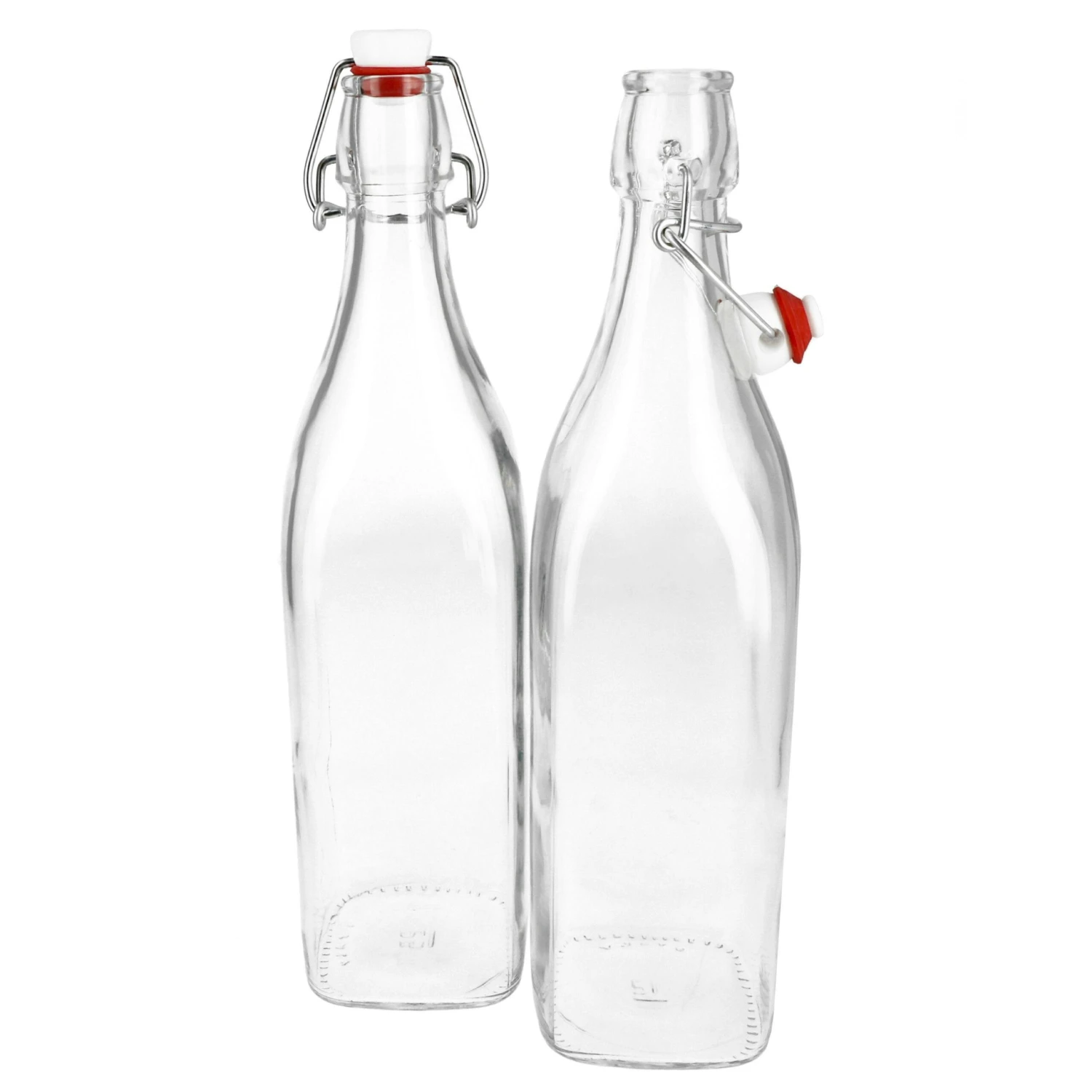 6er Set Glasflaschen Serie Swing Mit Bügelverschluss 1,00 Liter 2 6er Set Glasflaschen Serie Swing Mit Bügelverschluss 1,00 Liter – Bild 2