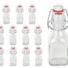12er Set Glasflaschen Serie Swing Mit Bügelverschluss 125ml
