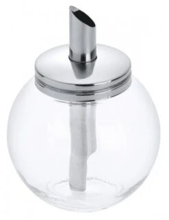 5x Zuckerspender Pressglas Mit Kappe Aus Edelstahl 18/0, (Schraubverschluss), Mit Langem -Tischzauber Verkaufsgeschäft 8beedb6f ad16 4447 9927 ad9511071723