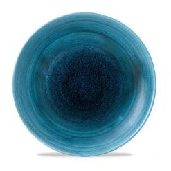 12 X Teller Tief Coup 22cm STONECAST AQUEOUS Lagoon