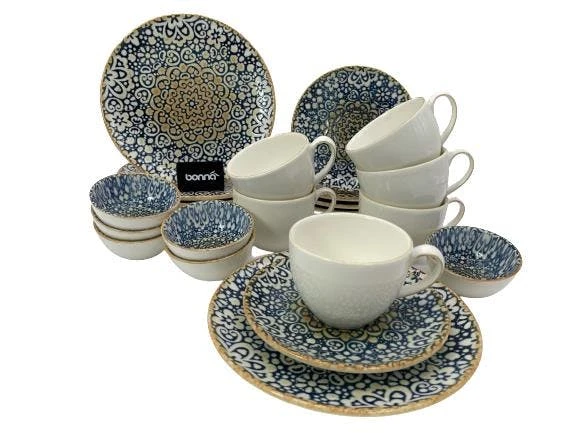 Tafelservice Geschirrset Tellerset 6 Personen Porzellan 24er Set Bonna Alhambra Gourmet Premium 2 Tafelservice Geschirrset Tellerset 6 Personen Porzellan 24er Set Bonna Alhambra Gourmet Premium – Bild 2
