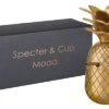 Mood Gold - Ananas - Cocktail Becher 300ml Mit Deckel Und Strohhalm