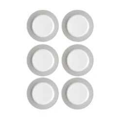 6er Set Kuchen-/Dessertteller Taipei Weiß Mit Schwarzen Linien -Tischzauber Verkaufsgeschäft b7132825 421e 45ae a887 1f7db0454a1d