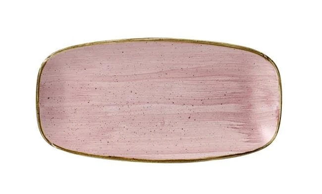 Stonecast Rechteckiger Langer Präsentationsteller Petal Pink BxT 29,8x15,3cm Pink (12 Stück) Von CHEFGASTRO 1 Stonecast Rechteckiger Langer Präsentationsteller Petal Pink BxT 29,8x15,3cm Pink (12 Stück) Von CHEFGASTRO