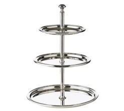 Etagere 3 Ebenen Ø25/20,5/16,5xH36,5cm Metall Schwarz -Tischzauber Verkaufsgeschäft c0e07cce 4d8a 48a9 b141 120a644ec314 3