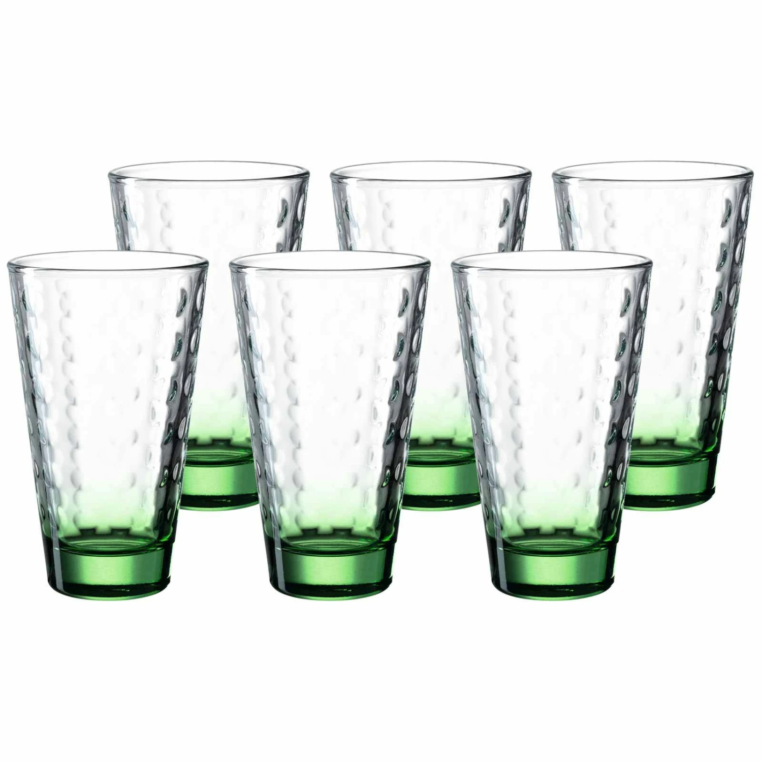Leonardo OPTIC Trinkglas Groß 300 Ml Pastell Grün 6er Set 3 Leonardo OPTIC Trinkglas Groß 300 Ml Pastell Grün 6er Set – Bild 3