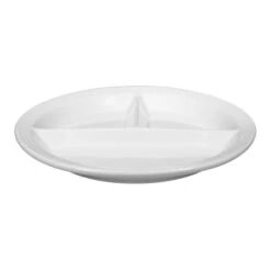 2 X Seltmann V219 IM_Platte Rund 3 Tlg. 25,5 Cm, Form: Vitalis, Dekor: 34690 Terrakotta Lanzen