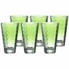 Leonardo OPTIC Trinkglas Groß 300 Ml Pastell Grün 6er Set
