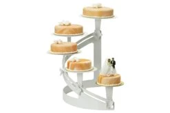 Schneider Etagen-Tortenständer, Alu 5-tlg, Sehr Stabil, Indiv.gestaltbar -Tischzauber Verkaufsgeschäft cd35e355 7df5 406a ad81 d908f2153d89