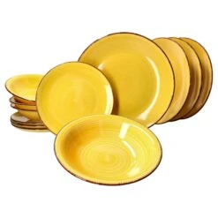 MamboCat Uni Orange 12-tlg. Teller Set Geschirr Steingut -Tischzauber Verkaufsgeschäft d1c42c74 d7ae 402d b142 5873ae731cd1