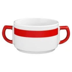 6 X Seltmann Obere Zur Suppentasse 0,35 L, Form: Vitalis, Dekor: 34927 Grünes Band -Tischzauber Verkaufsgeschäft da34684f 5f4b 41a8 9015 47403ad2964a