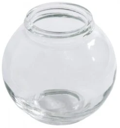 17x Contacto Ersatzglas Zu Zuckerspender Aus Schwerem Pressglas, Mit Langem Dosierrohr, Mit Kappe Aus