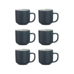 Ritzenhoff & Breker JASPER Espressotasse 100 Ml Grau 6er Set