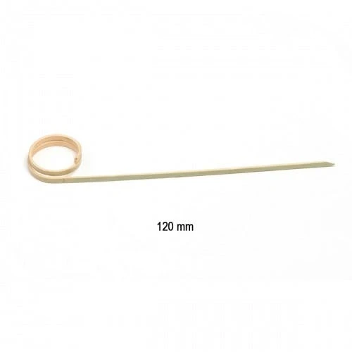 Picker Aus Bambus, Curl, 90 Mm, 100 Stück 3 Picker Aus Bambus, Curl, 90 Mm, 100 Stück – Bild 3