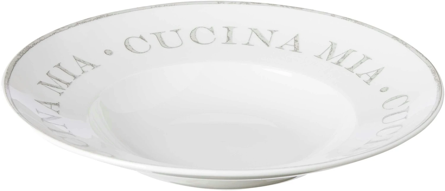 Pastateller Teller Casa Porzellan Weiß Rund Ø 30,5 X H 6 Cm 1 Pastateller Teller Casa Porzellan Weiß Rund Ø 30,5 X H 6 Cm