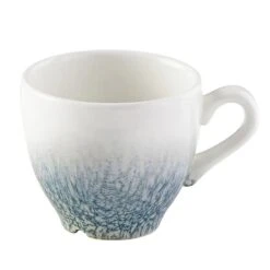 Studio Prints Raku Collection Espresso-Tasse Topaz Blue ø6,5x(H)5,5cm 100ml Blau, Ohne Untertasse (12 Stück) Von CHEFGASTRO