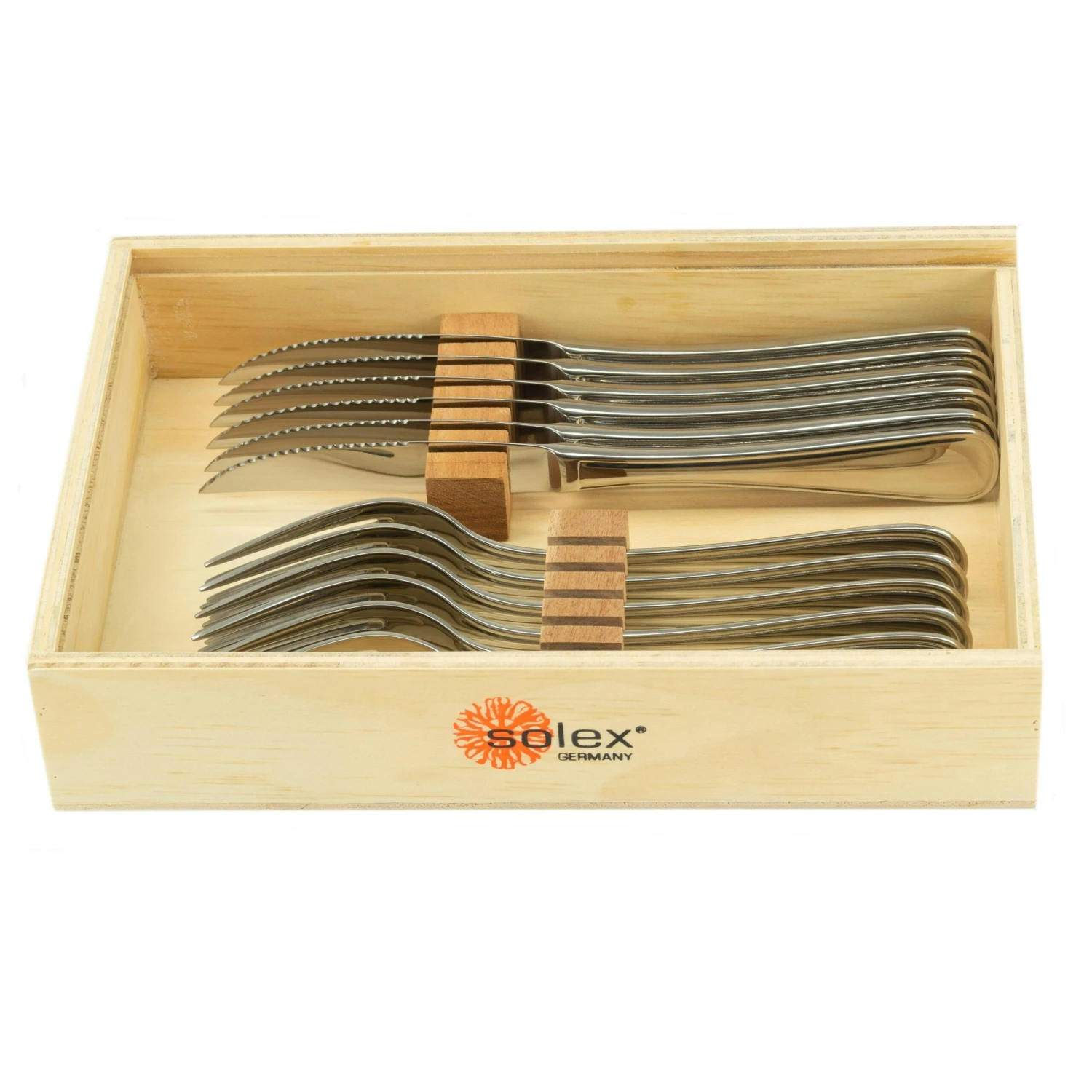 Solex Julia Steakhousebesteckset 12 Teilig Für 6 Personen In Holzbox 4 Solex Julia Steakhousebesteckset 12 Teilig Für 6 Personen In Holzbox – Bild 4