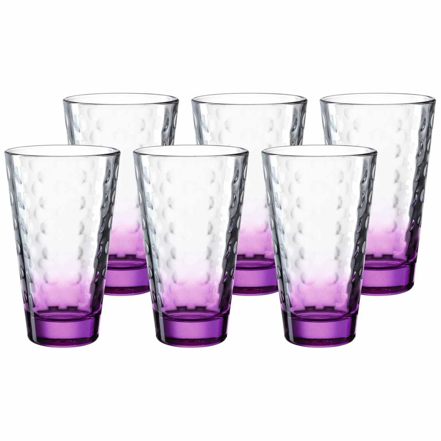 Leonardo OPTIC Trinkglas Groß 300 Ml Pastell Grün 6er Set 4 Leonardo OPTIC Trinkglas Groß 300 Ml Pastell Grün 6er Set – Bild 4