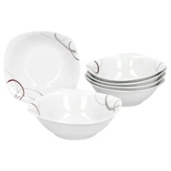 METRO Professional Schale, Porzellan, 16.7 X 19.5 X 7.4 Cm, Weiß -Tischzauber Verkaufsgeschäft fc8c41e4 2228 423f b351 cb95a571dbb7